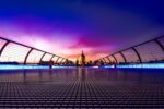 A photo of St Paul’s Cathedral, London taken looking down Millennium Bridge